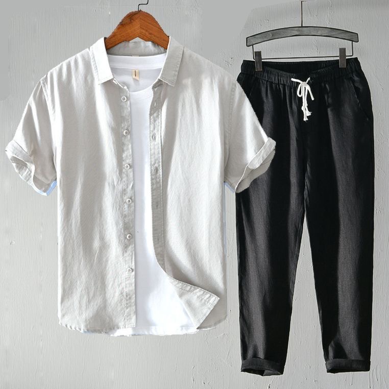 Linen Shirt Breathable - Wirklich supergünstig! So ein Schnäppchen! Herren